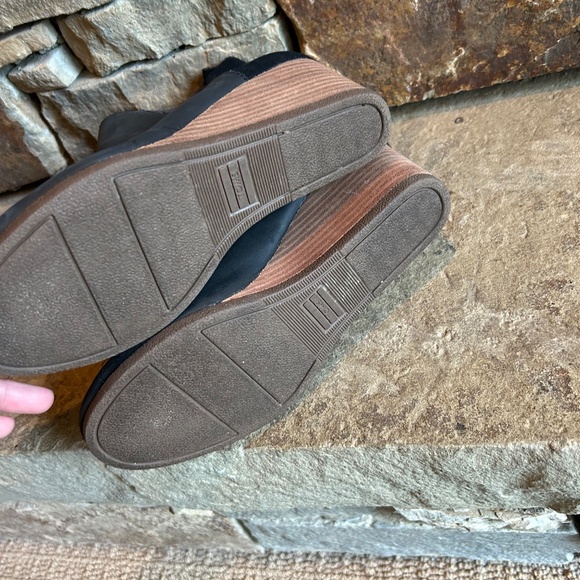 Toms leather wedge booties - Picture 6 of 7